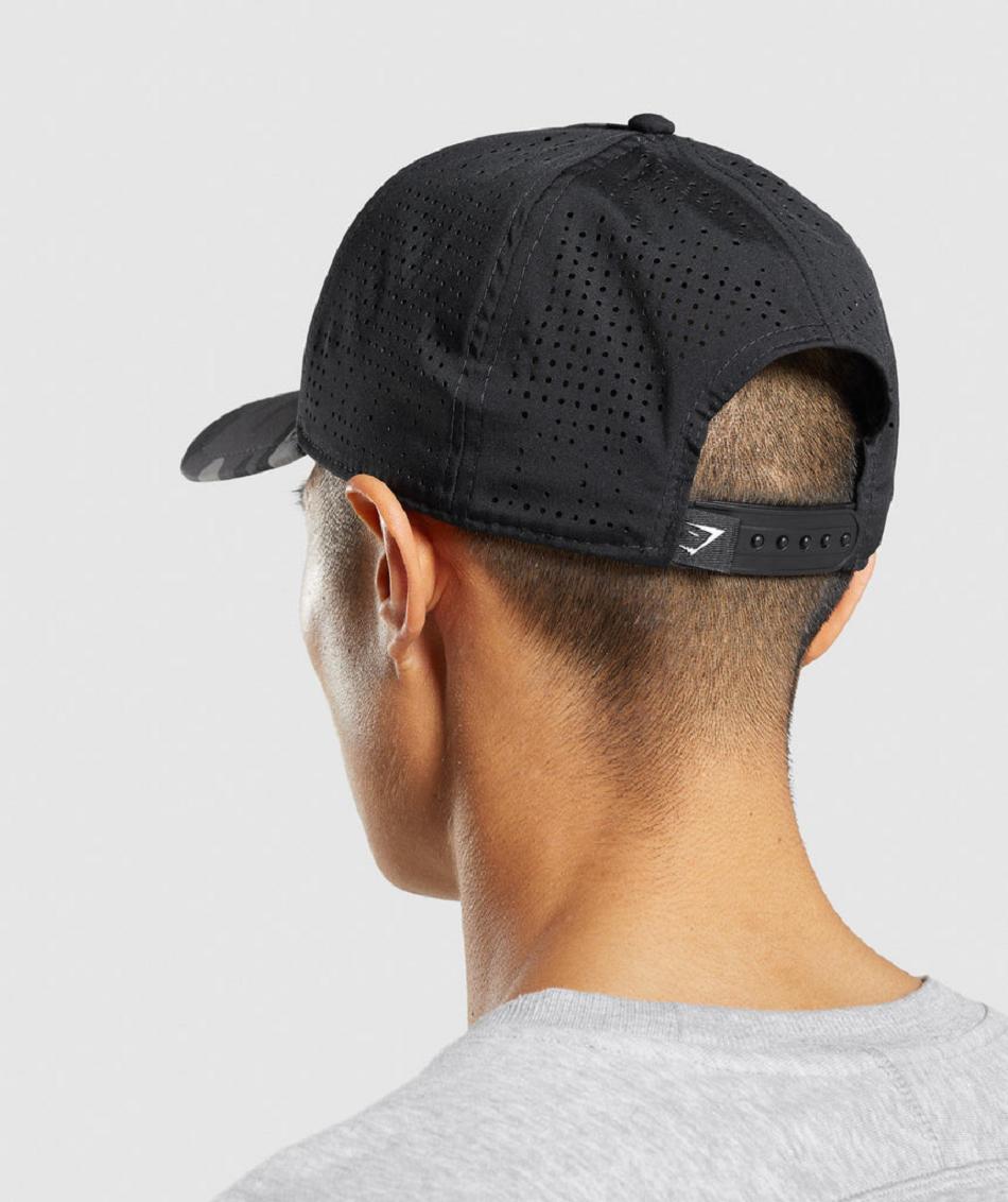 Czapki Męskie Gymshark Trucker Szare | PL 3229TCE